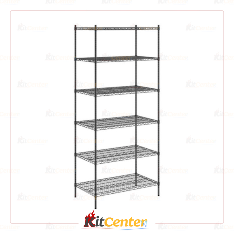یونیت شش طبقه پایه دار مستطیلی سایز 35*100