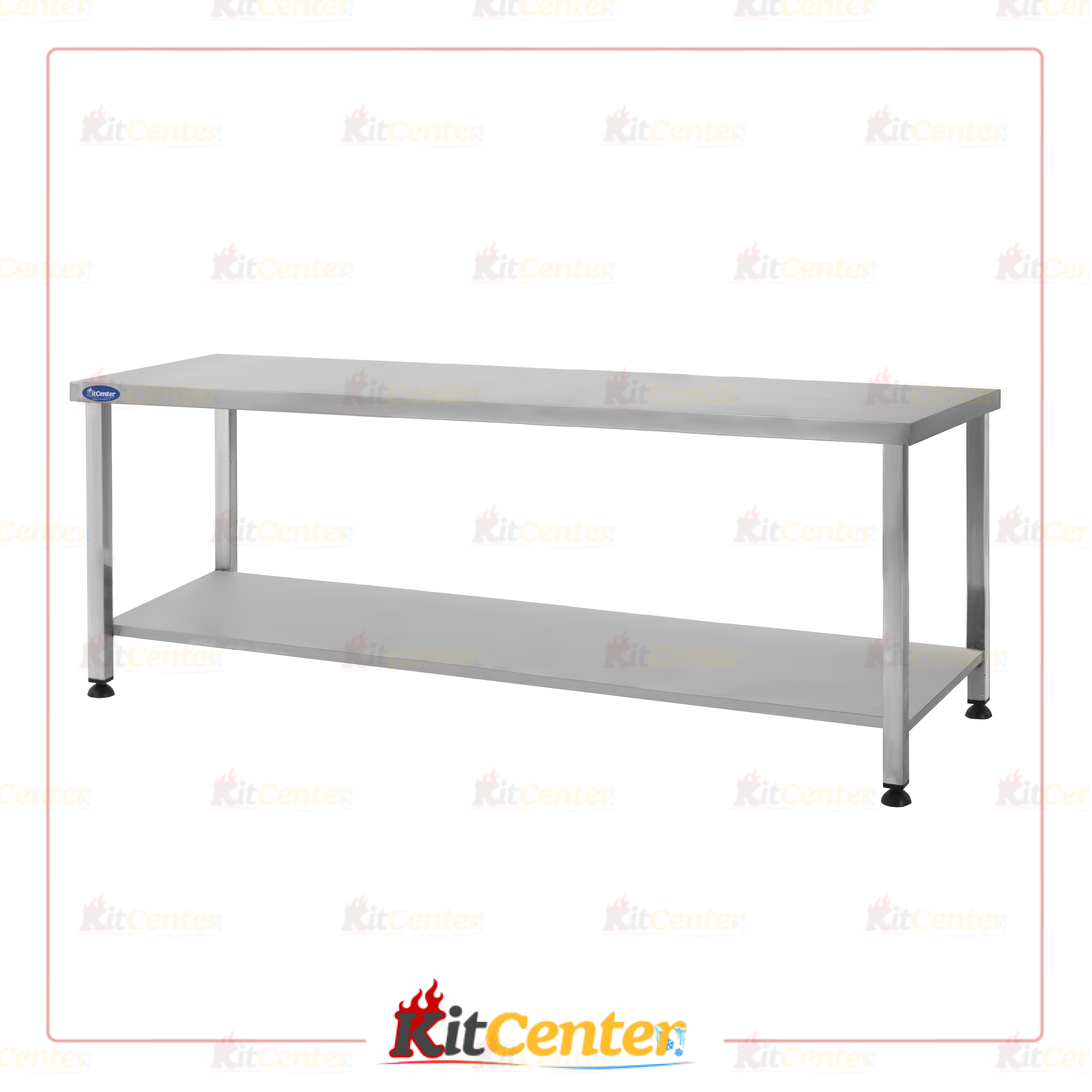 میز زیر گریل یک طبقه استیل سایز 190 سانتی متر