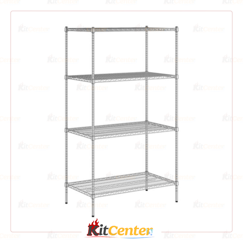 یونیت چهار طبقه پایه دار مستطیلی سایز 60*100