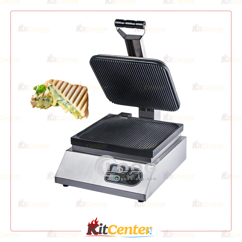 گریل برقی (پنینی ساز) شیاردار دسته اهرمی BEST مدل FY-2215-H