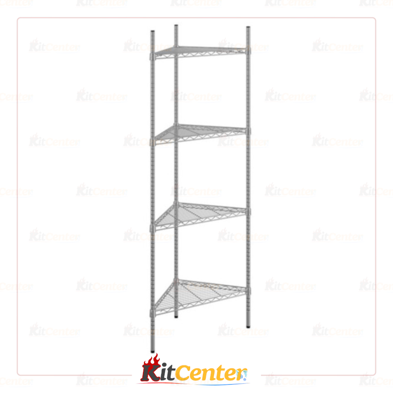 یونیت چهار طبقه پایه دار مثلث سایز 60*60